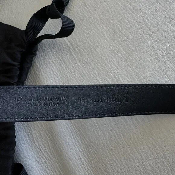 NEW Dolce & Gabbana Brown White Zebra Pony Hair Gold Buckle Women's Belt 90 Cm - Picture 10 of 10